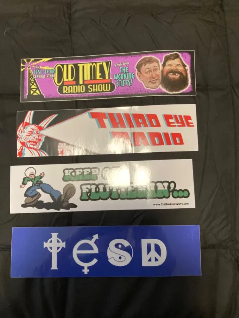 TESD Tell ‘em Steve-Dave Patreon set of 4 Bumper Stickers