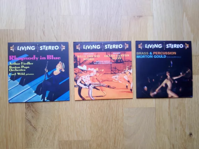 Living Stereo CDs x 3 - Gershwin - Copland - Grofe - Sousa - Neu / Ungespielt