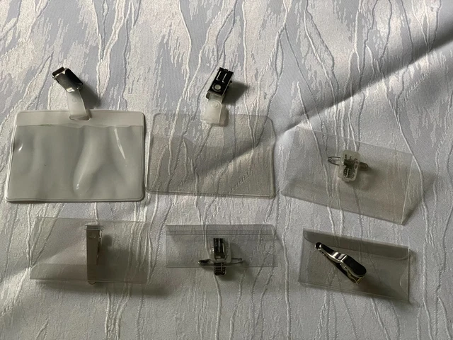 Sechs unterschiedlich Große Namen Schilder Halter
