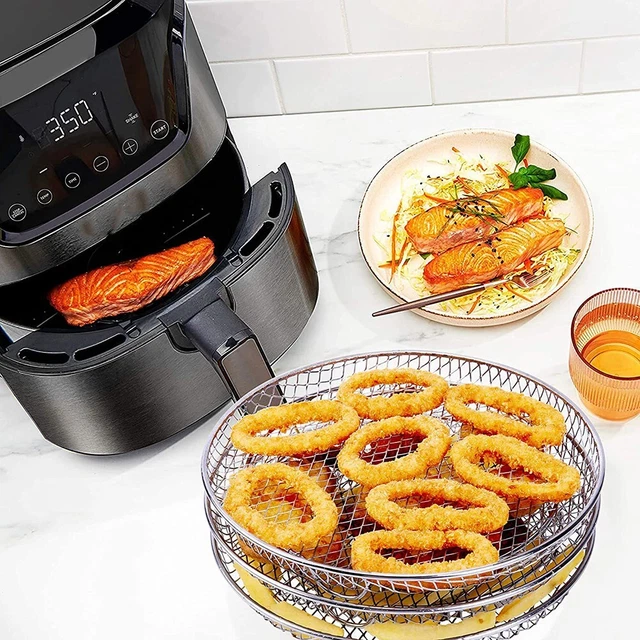 Pentola Friggitrice Mini In Acciaio Inox Con Cestello – Ideale Per Patatine, Pollo E Fritture Croccanti A Casa