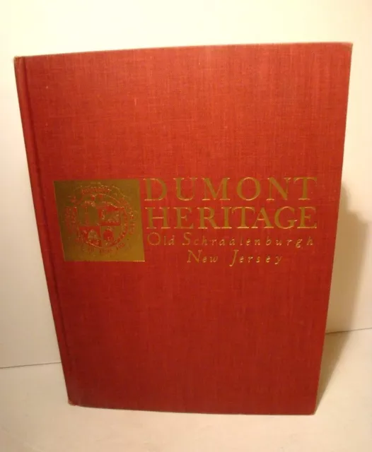 1969 Dumont NJ History-Heritage-Historical-Bergen County-Schraalenburgh-HC-1st