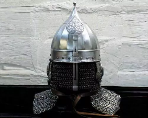 Early Medieval Ottoman Hussars Helmet 18 Ga Steel Middle East Turkish Helmet