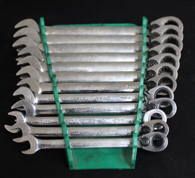 BLUE POINT 12PT Metric Ratcheting Wrench Set 819mm BOERM 10 & 12 are