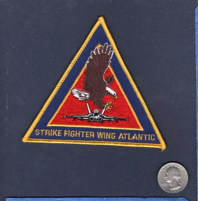 Originale Commander Strike Fighter Ali Atlantic F-18 Hornet Squadrone Toppa
