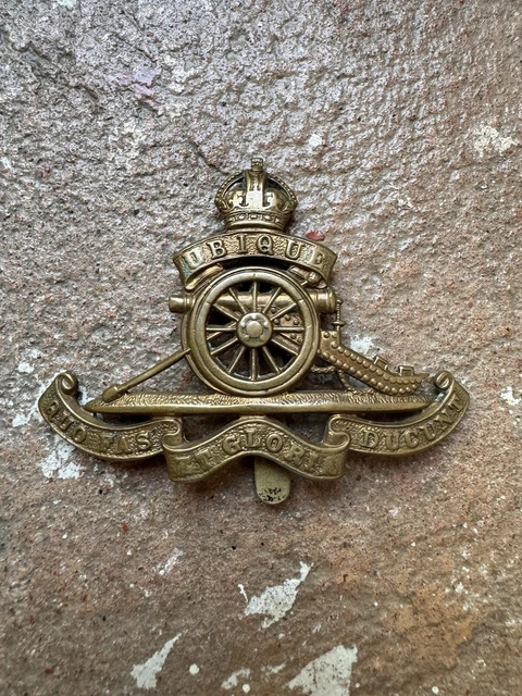 WW1 BRITISH ARMY Royal Artillery Cap Badge EUR 12,00 - PicClick FR