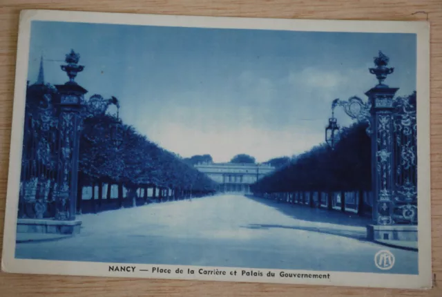 Carte postale CPSM 54 Nancy Place de la Carrière Palais du Gouverneur