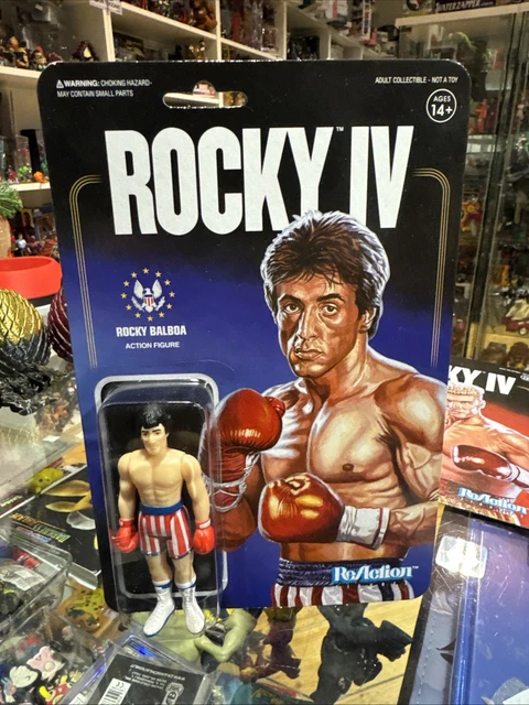 Figurine ReAction Super 7 Rocky IV – Apollo Creed – Nouvelle Sous Blister