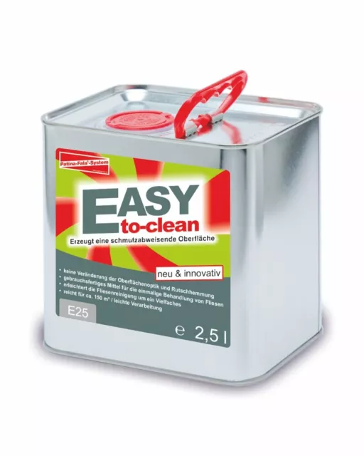 Patina Fala E05 Easy-To-Clean 2,5 L A Traitement De Carrelage & en Grès