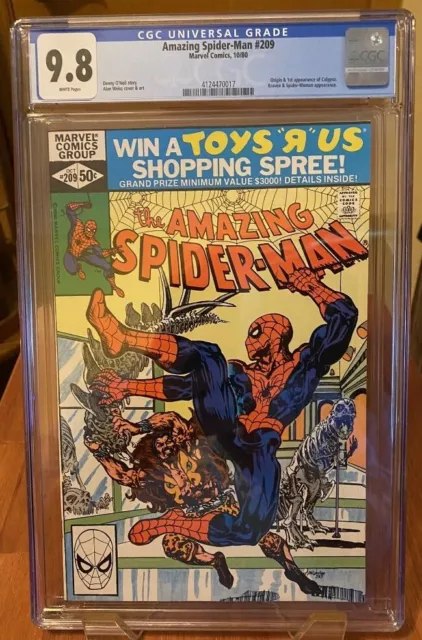 Amazing Spider-Man #209 1St Appearance Of Calypso Cgc 9.8 White Pages