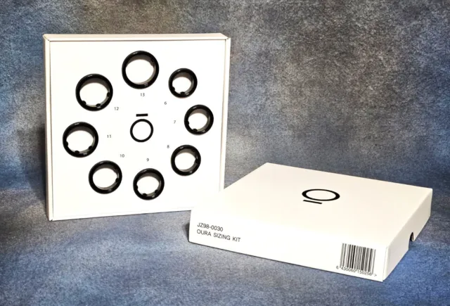 Oura Ring Size Kit Generation 3 Sizes 6-13 Black JZ98-0030