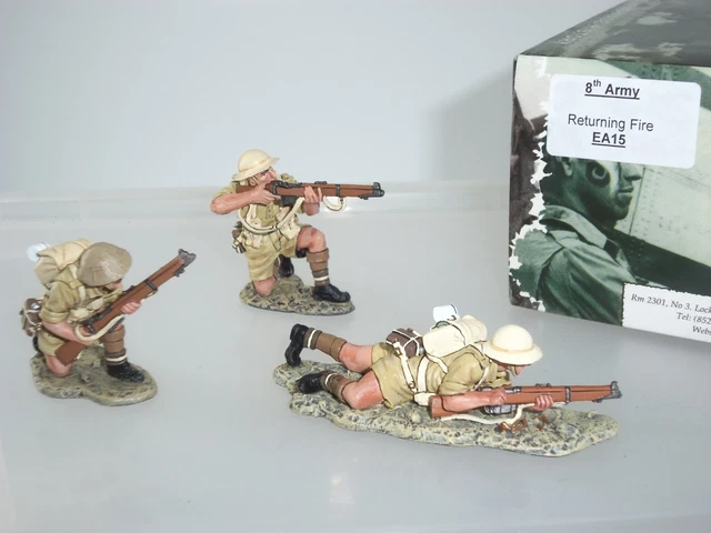 Figurine King & Country TF011 - Para En Position De Tir - Neuve