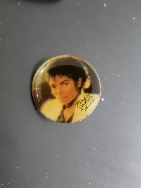 Michael Jackson Thriller Pin vintage Rare