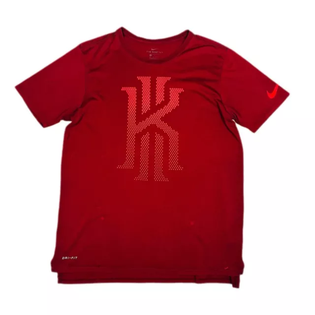 NIKE KYRIE IRVING T Shirt Men s Size Medium Red Nike Basketball Top 8.99 PicClick UK