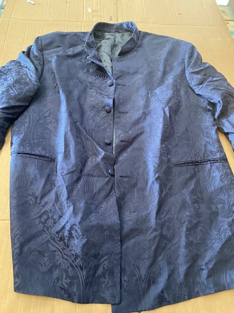 Giacca uomo Favourbrook London blazer in seta blu navy 48 sul petto