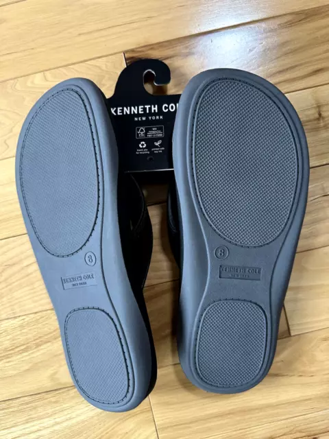KENNETH COLE NEW York Men’s Black Sandal Flip Flops Size 8 New With ...
