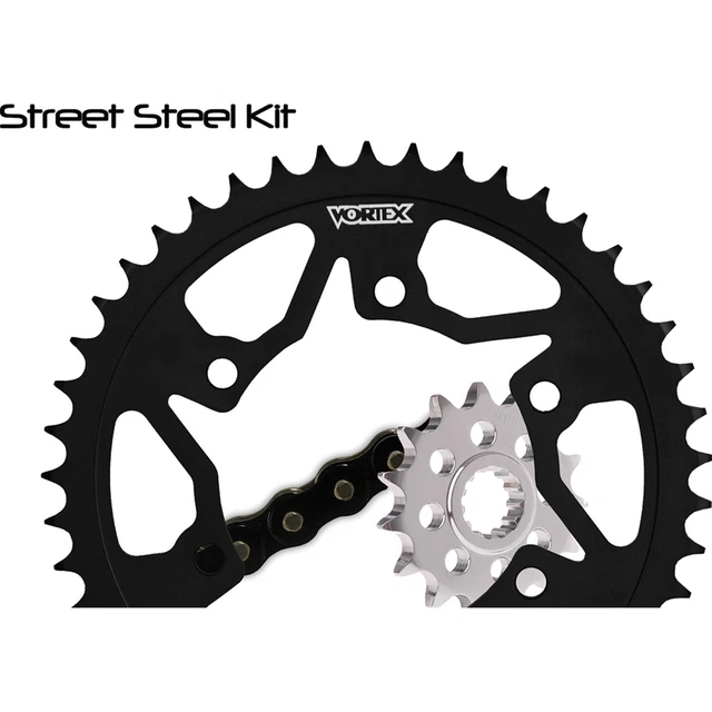 Vortex Sprocket/Chain Kit Black CK6131