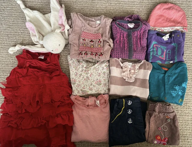 Bundle Baby Girls Clothes 0-6 Months