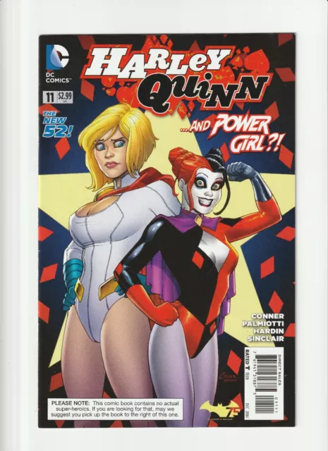 Harley Quinn #11 Variant Cover A 2014 DC New 52 Power Girl NM