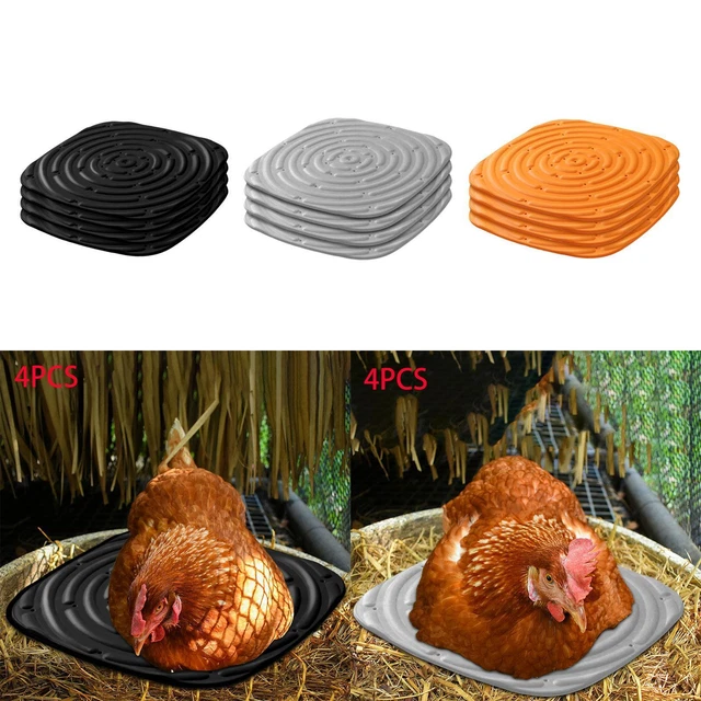 4Pcs Chicken Nest Box Pads Soft Cuttable and Reusable Chicken Nesting Pads