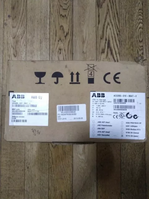 ABB Inverter ACS355-01E-06A7-2 FREE EXPEDITED SHIPPING NEW