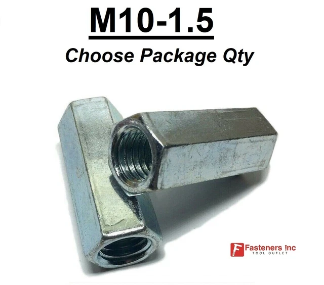 M101.5 COARSE METRIC Class 6 Hex Threaded Rod Coupling Nut Zinc Plated