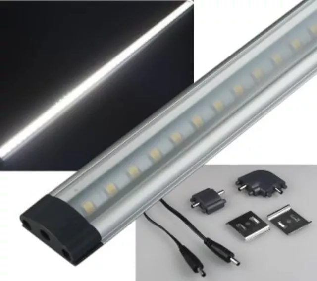 SMD LED Unterbauleuchte 80cm daylight 680lm, Alu Lichtleiste 12V, Leiste Leuchte