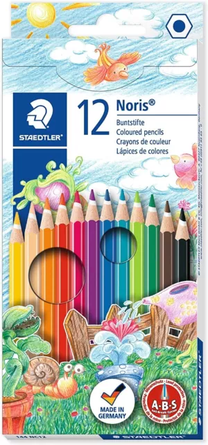 Staedtler Noris Lápices de Colores Paquete 12 Pcs