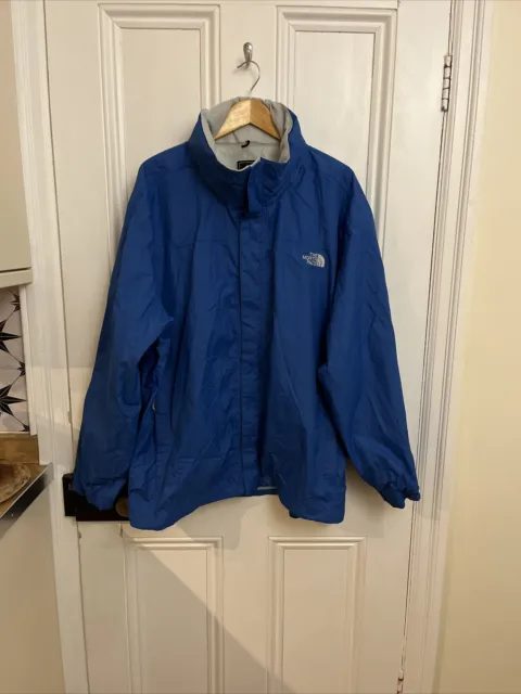 The North Face HyVent Full Zip Hooded Jacket Mens Size XXL Rain Windbreaker