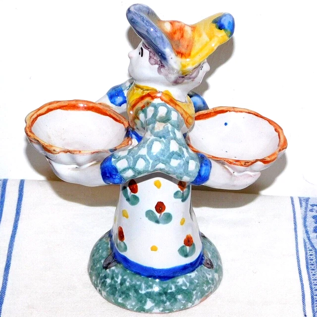 ANCIEN SALERON DOUBLE ANCIENNE FAIENCE NEVERS ANTOINE MONTAGNON XIXème ? NO VASE