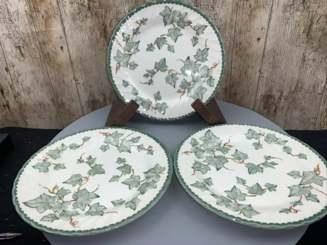 3 x BHS 8” COUNTRY VINE SANDWICH, STARTER, DESSERT PLATES BARRATTS STAFFORDSHIRE