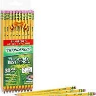 Wood-Cased Graphite Pencils, 2 HB Soft, Pre-Sharpened, Yellow, 30 Co