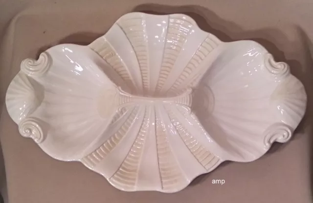 Lenox Butler's Pantry 4 Part Shell Shaped Relish Tray Dish Server NEW IN BOX!