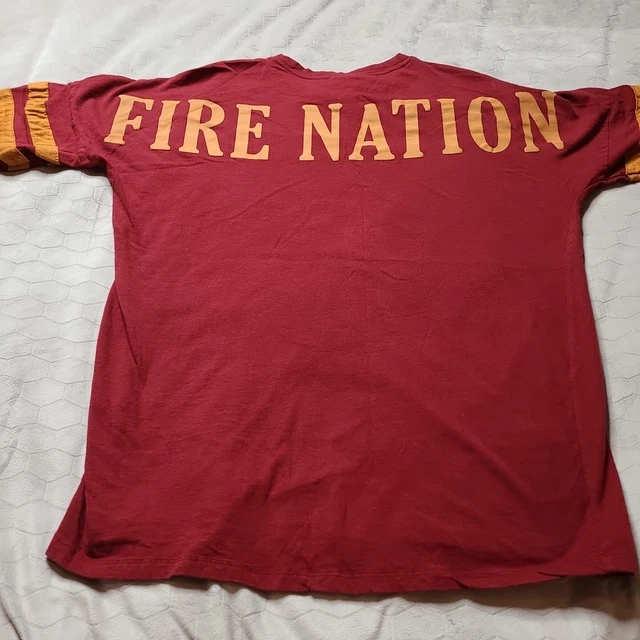 AVATAR LAST AIRBENDER Boxlunch Nickelodeon Fire Nation 3/4 Sleeve Ringer Large L 31.05 PicClick