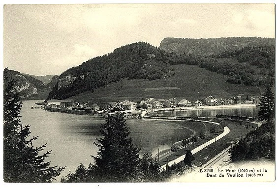 CPA Suisse Mittelland Le Pont et la Dent de Vaulion