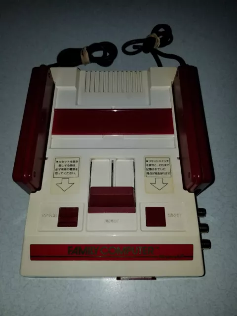 Nintendo Famicom with AV Mod Composite Video RCA Audio Output USB-C Powered