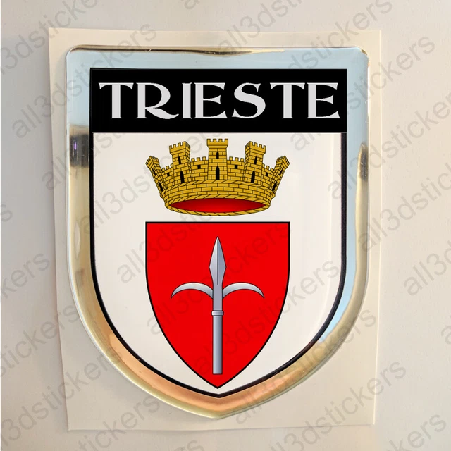 Aufkleber Comer See Italien Kfz-Aufkleber Flagge 3D Fahne