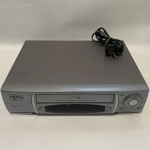 NEC VN-204 VCR Recorder VHS Player Video Cassette Long Play & Record PAL NTSC 3