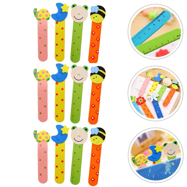 12 Pcs Lesezeichen Holz Kind Bulk-Lesezeichen Für Kinder Digitales