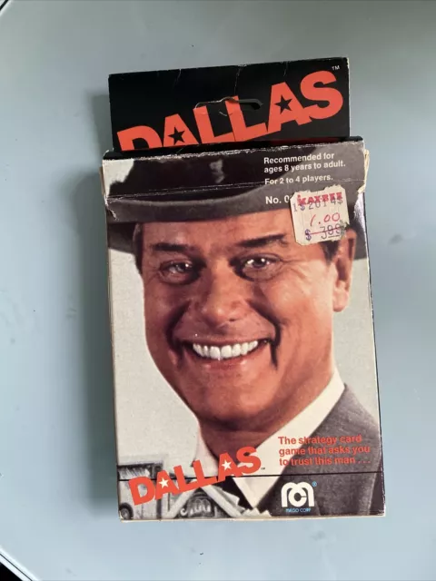 Vintage Card Game of Dallas by Mego Corp - Cards Factory Sealed