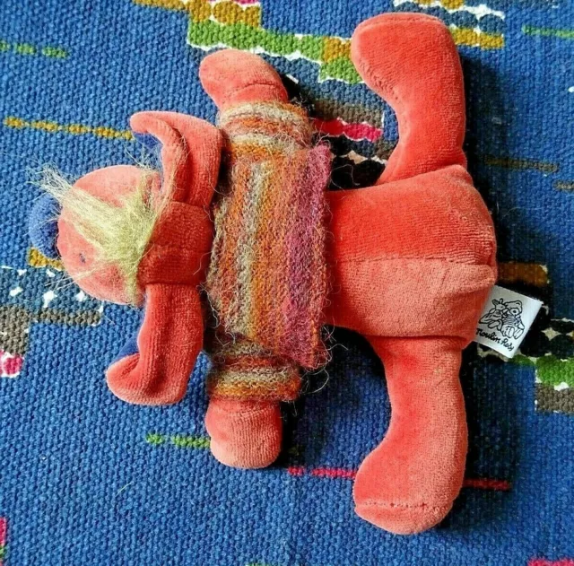 Ab3/ Doudou Peluche Moulin Roty Les Zazous Chien Rouge 17 Cm Tbe