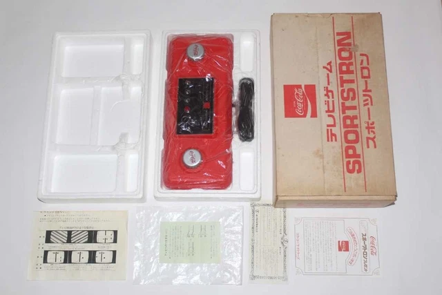 COCA COLA SPORTSTRON S3300 PING PONG CONSOLE Console Boxed set/tested-d1001