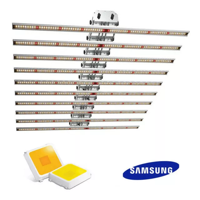 BAR-8000W Spider Grow Light Bar Samsung LED Full Spectrum Hydroponics Indoor Veg