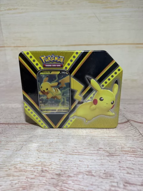 Pokemon TCG V Powers Tin PIKACHU V Booster Packs Box Factory Sealed 2020 NEW (a1