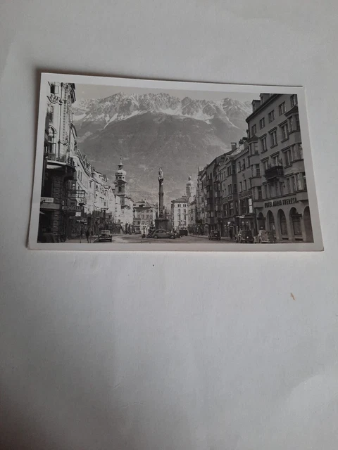 Austria - Innsbruck - Maria -  Theresien - Str. mit Annasäule  - VG. 1950