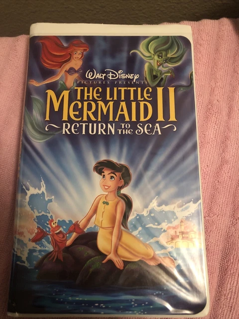THE LITTLE MERMAID II 2 Return to the Sea VHS Walt Disney Clamshell £6. ...