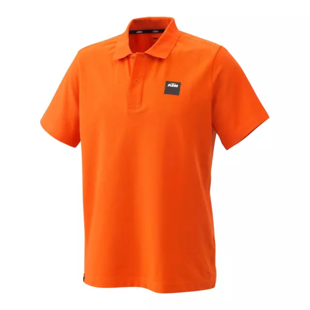 KTM "Pure Racing" Polo Shirt (Medium - Orange) - 3PW220042103