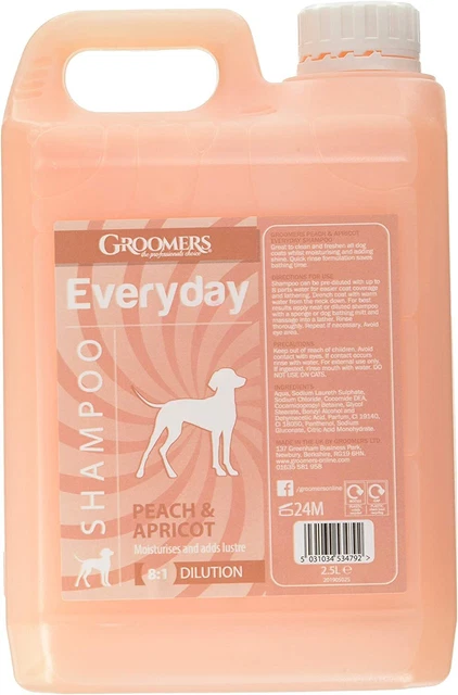Groomers Peach & Apricot professional Dog Shampoo 2.5L