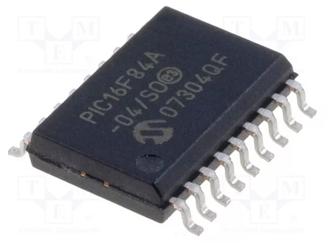 Sram: 0,068kB 2÷6VDC Memoria: 1,75kB SMD Pic16f84a-04 / So 8-bit Pic Famiglia