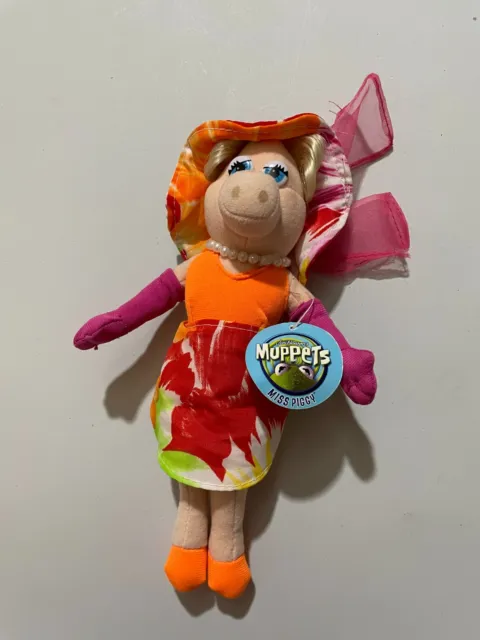 Nanco Jim Henson Muppets Miss Piggy 9" Plush Doll with Tags!