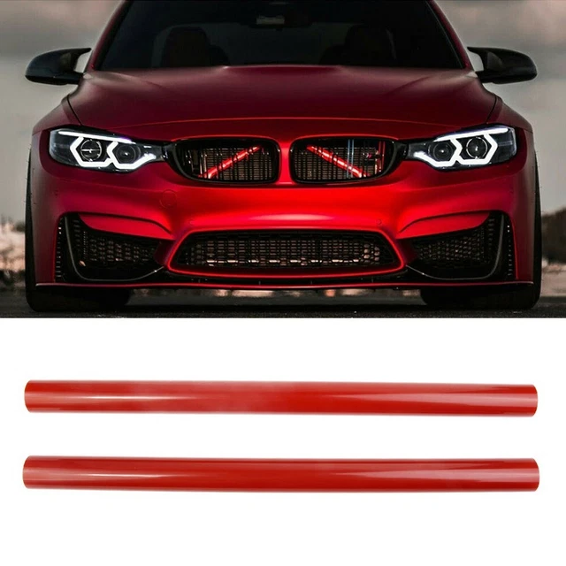 Barra griglia tutore a V per E60 serie 1 - 4 finiture griglia anteriore strisce copertura rosso